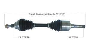 L'axe de l'essieu avant gauche CV6z3b436ap en aluminium pour Ford Escape 2013 2017